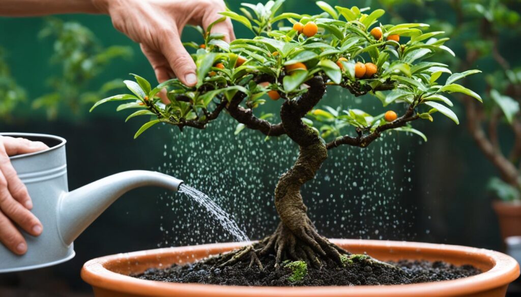 bonsai watering guide