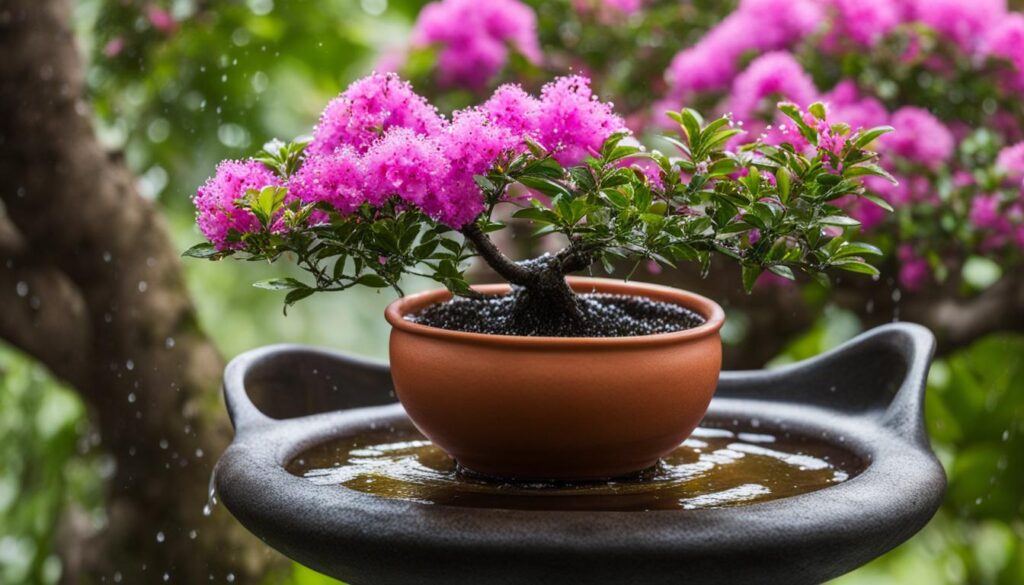 crepe myrtle bonsai watering techniques