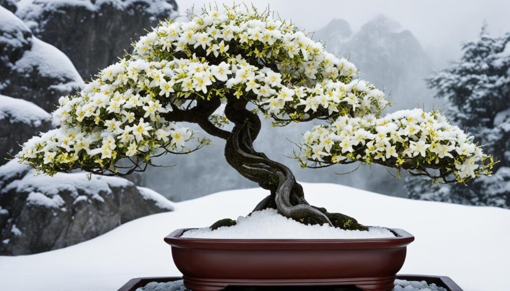winter jasmine bonsai aesthetics