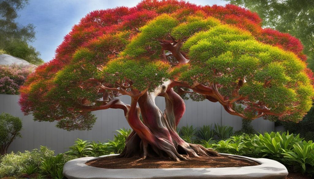 rainbow eucalyptus bonsai