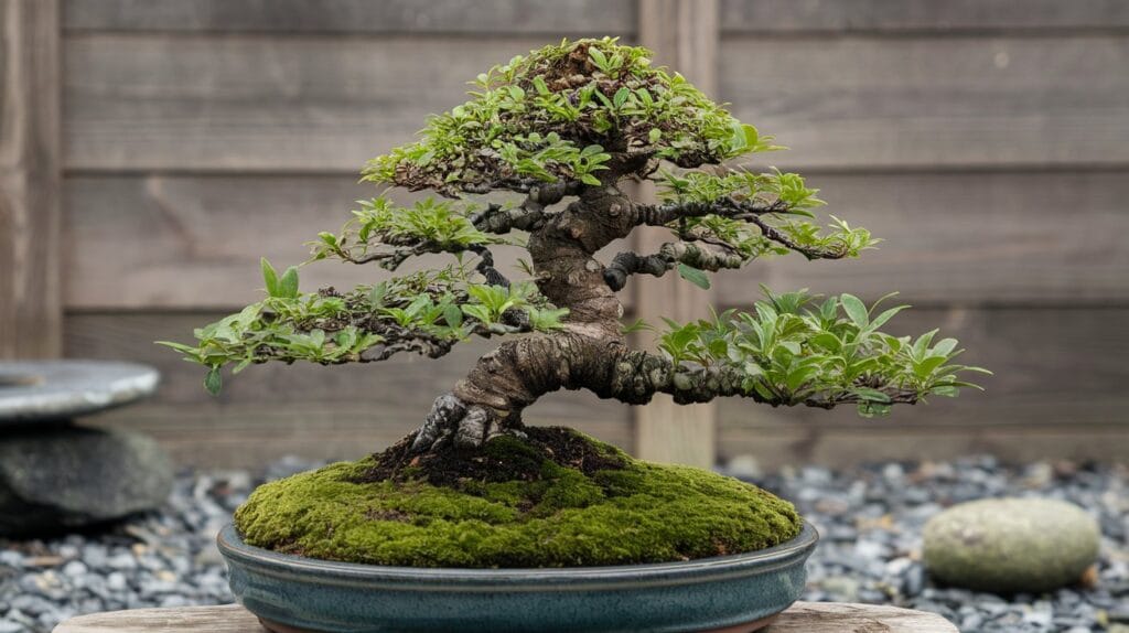 a photo of a bonsai tree with moss the bonsai tree yujKDdlER8WRSYZjX0O2Wg cfPe21tXTySvXven8bQHSg