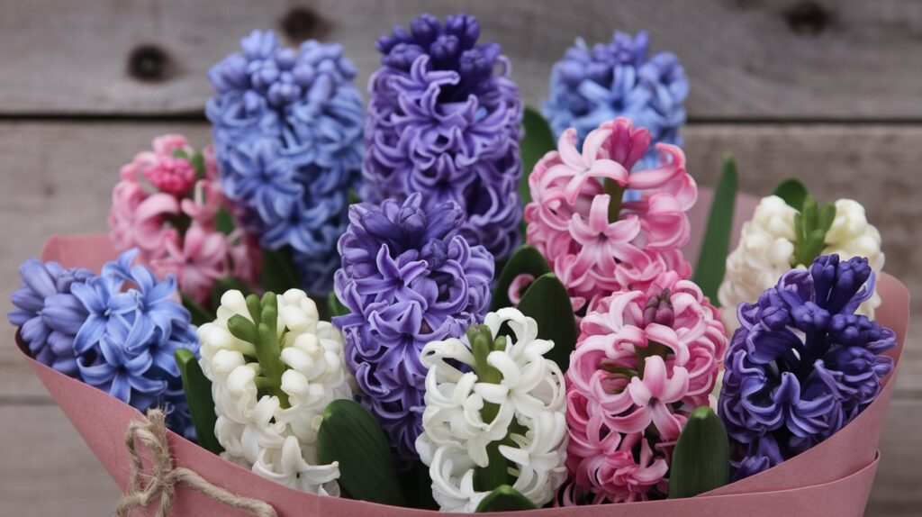 blue hyacinth bouquet