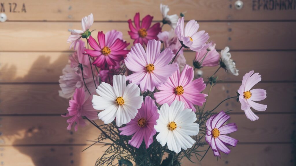 October birth flower - cosmos flower